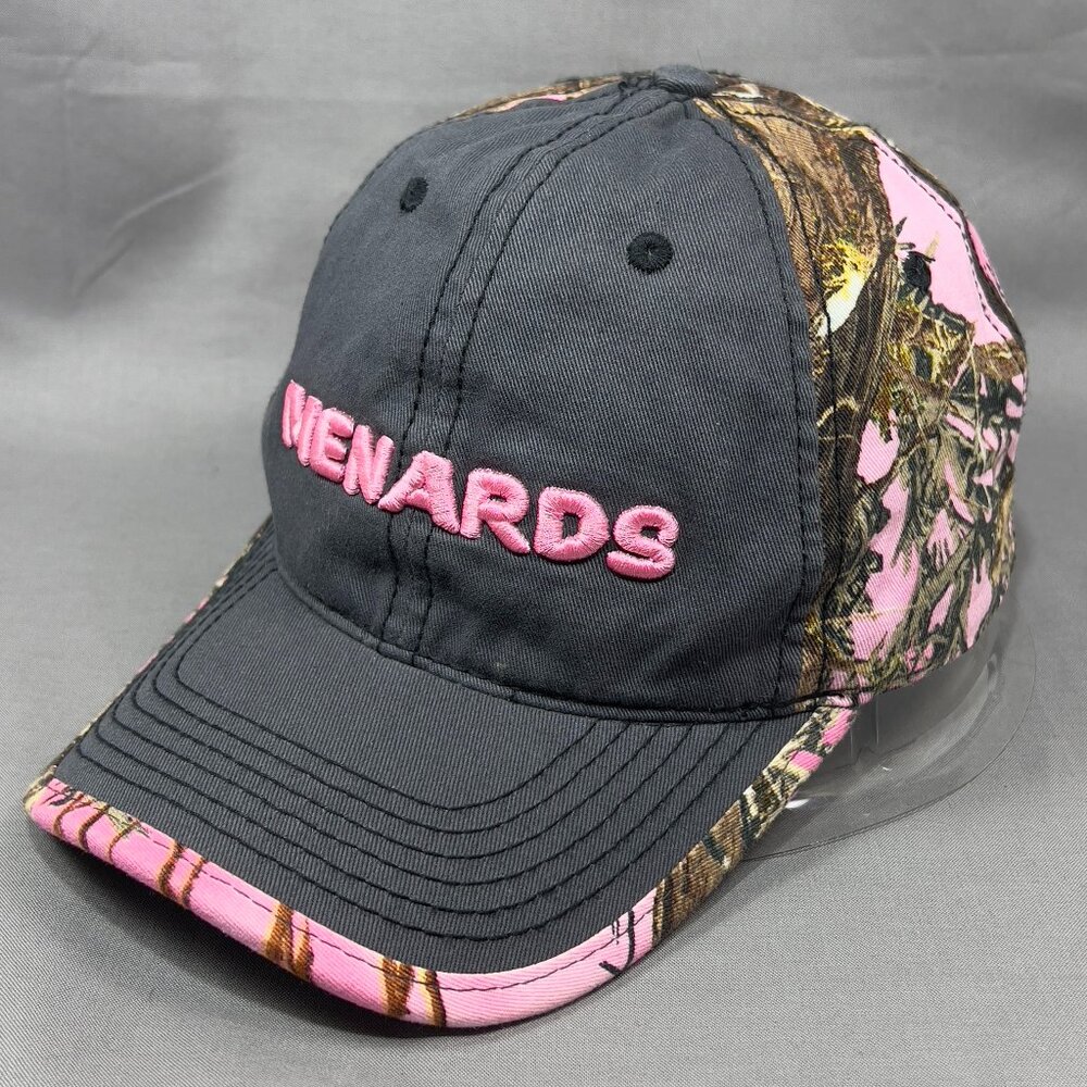 Menards Strapback Cap Hat Pink True Timber Camouflage Outdoors Hunting Womens